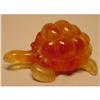 Image 1 :  Daum Crystal Pate de Verre Amber Turtle #902955