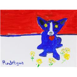George Rodrigue American Acrylic on canvas