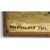 Image 4 : Signed Westerland Oil on Birch Bark 1916