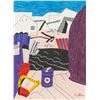 Image 1 : Stuart Davis American Abstract Acrylic on Canvas