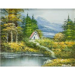 Oil on Canvas Canadian XX Landcape Signed Henry