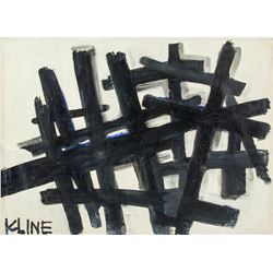 Franz Kline American New York Abstract OOC