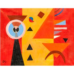 Wassily Kandinsky Russian Abstract Oil on Canvas