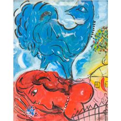 Marc Chagall French Gouache PERLS GALLERIES