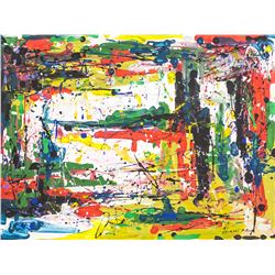 Jackson Pollock Style American Acrylic on canvas