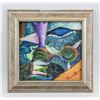 Image 2 : Anton Rooskens Dutch Abstract Oil on Canvas