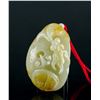 Image 1 : Chinese Qing Period White & Russet Jade Toggle