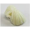 Image 3 : Chinese White Jade Carved Lotus Toggle