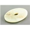 Image 5 : Chinese Hetian Green Jade Carved Disk