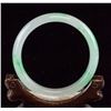 Image 1 : Burma Mixed Tone Jadeite Carved Bangle AIGL COA