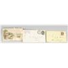 Image 1 : Three Assorted American Stamps w/ Postcards