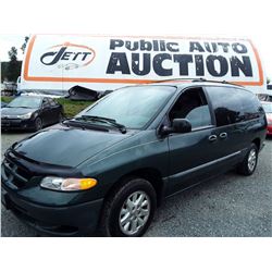 B1 --  2000 DODGE GRAND CARAVAN SE, GREEN, 227,119 KMS