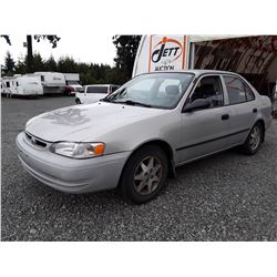 A8 --  1999 TOYOTA COROLLA VE  , Silver , 180234  KM's