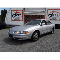 J4 --  2002 OLDSMOBILE INTRIGUE GLS , Silver , 206032  KM's