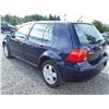 Image 7 : J2 --  2002 VW GOLF GLS , Blue , 297110  KM's