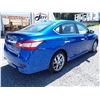 Image 5 : C6D --  2015 NISSAN SENTRA SR , Blue , 144246  KM's