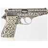Image 1 : Walther PP 7.62 SN 311699 semi auto pistol with 3 3/4" barrel, features nicely accomplished full cov