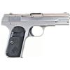 Image 2 : Colt 1903 Hammerless .32 SN 274981 3rd type semi automatic pistol with 3 3/4" barrel, nickel finish 