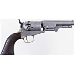 Colt 1849 .31 cal. SN 108424 percussion revolver first type with small brass trigger guard. The 4" b