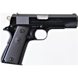 Colt Commander Light weight .45 cal SN 45842-LW semi auto pistol blued finish with Colt black rubber