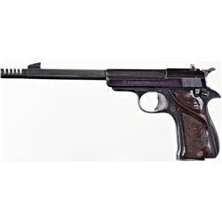 Vintage Star Model F Olympic Rapid Fire .22 short SN 486693 semi automatic pistol, 60-70% blue, stan