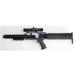 Gunpower Stealth .22 pellet high performance air rifle with 13" barrel, velocity of 400-800 feet per