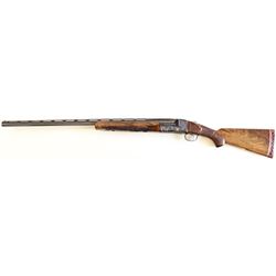 Ithaca 5E Knick 12 ga. SN 45053 factory engraved single barrel trap shotgun made in 1963. Solid fine