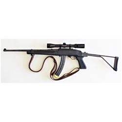 Ruger 10/22 .22 cal. SN 177-78910 semi auto carbine 18" barrel, plastic folding stock, banana clip a