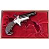 Image 2 : Cased Colt 4th model .22 short SN 55685D single shot derringer with 2 1/2" barrel, blued and nickel 