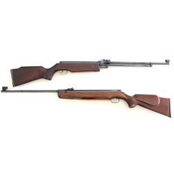 Collection of 2 pellet rifles 1) Beeman Model R1 .177 SN 943601 rifle with 19 3/4" rifled barrel, ch