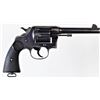 Image 1 : Colt New Service .45 cal. SN 310761 double action revolver blued finish 5 1/2" barrel, Colt checkere