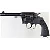 Image 2 : Colt New Service .45 cal. SN 310761 double action revolver blued finish 5 1/2" barrel, Colt checkere