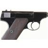 Image 3 : Colt Pre Woodsman .22 cal. SN 3351 semi auto pistol with 6 5/8" pencil barrel, blued finish and chec
