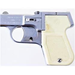 Vintage EIG .22 SLLR SN 32103 4 barrel derringer with 2 1/2" barrel cluster, manual extractor, chrom