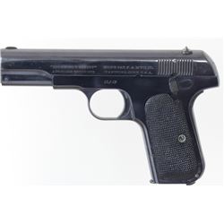 Colt Model 1903 .32 cal. SN 14219 semi auto pistol 4" barrel blued finish. Pistol in excellent mecha