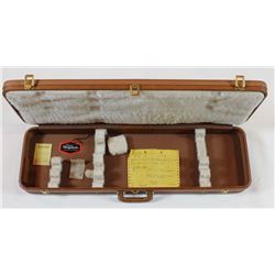 Browning Superposed 2 barrel set hard case Complete with keys. Loss to beading on bottom left and ri