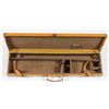 Image 1 : Vintage leather shotgun hardcase unmarked up to 30” barrels, complete and good condition.unmarked up