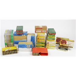 Assortment of .308 Win 8X57, .222, .243 , .300 Win mag, 224 Weatherby Magnum and .458 Win Mag. PICK 