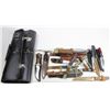 Image 1 : Collection of 16 misc. knives and storage case.