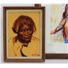 Image 2 : Collection of 3 original paintings includes an original acrylic on board "Full Blood California Indi