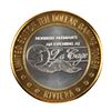 Image 2 : .999 Silver Riviera Hotel & Casino Las Vegas $10 Casino Limited Edition Gaming Token