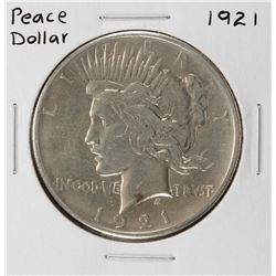 1921 $1 Peace Silver Dollar Coin