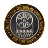 Image 1 : .999 Silver Slots A Fun Casino Las Vegas, NV $10 Limited Edition Casino Gaming Token