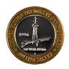 Image 2 : .999 Silver Stratosphere Las Vegas, NV $10 Casino Limited Edition Gaming Token