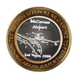 .999 Silver McCarran International Airport Las Vegas, NV $10 Limited Gaming Token