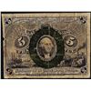 Image 1 : March 3, 1863 Five Cents Second Issue Fractional Currency Note