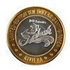 Image 1 : .999 Silver Riviera Hotel & Casino Las Vegas $10 Casino Limited Edition Gaming Token