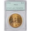 Image 1 : 1926 $20 St. Gaudens Double Eagle Gold Coin PCGS MS62 Green Rattler Holder