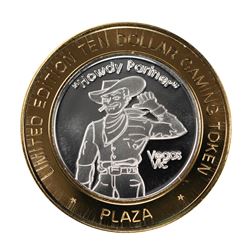 .999 Silver Plaza Las Vegas, NV $10 Casino Limited Edition Gaming Token