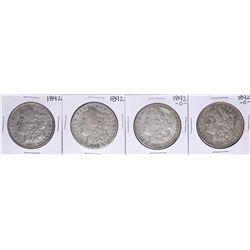 Lot of (4) 1892 & 1892-O $1 Morgan Silver Dollar Coins